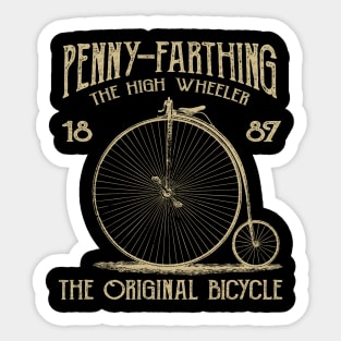 Penny Farthing - The Original Bicycle, Vintage/Retro Sticker